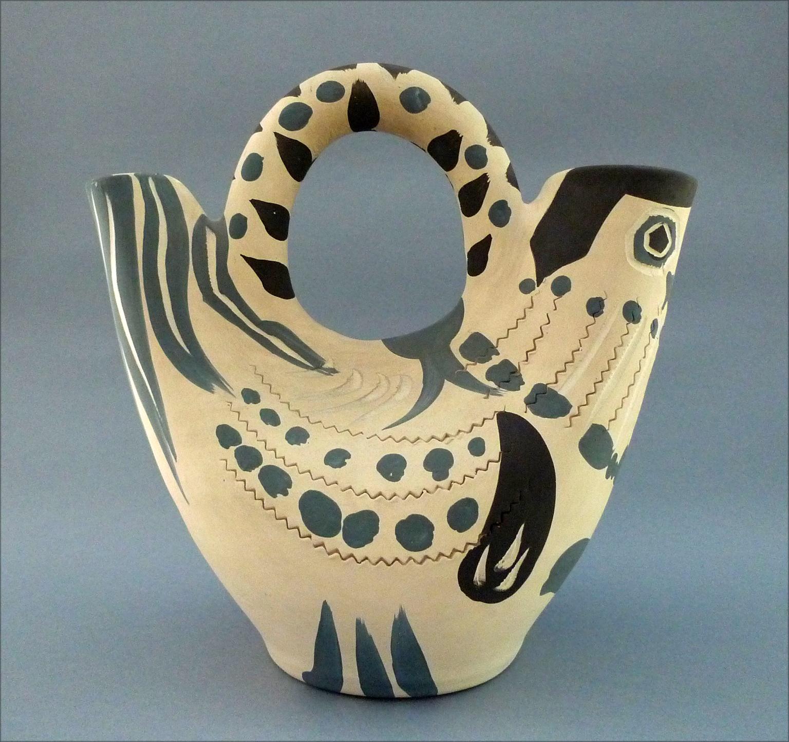 Pichet espagnol (A.R. 244), céramique estampillée « Edition Picasso/Madoura Plein Feu » en vente 2