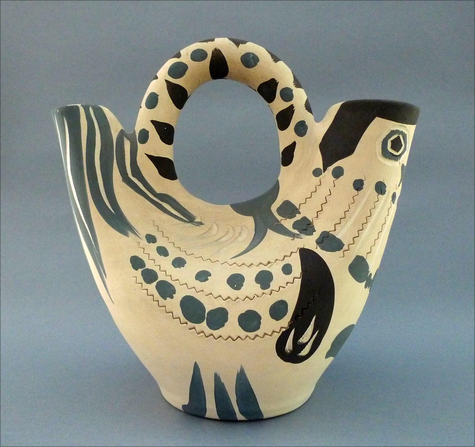 Pichet espagnol (A.R. 244), Ceramic Stamped 'Edition Picasso/Madoura Plein Feu' For Sale 1