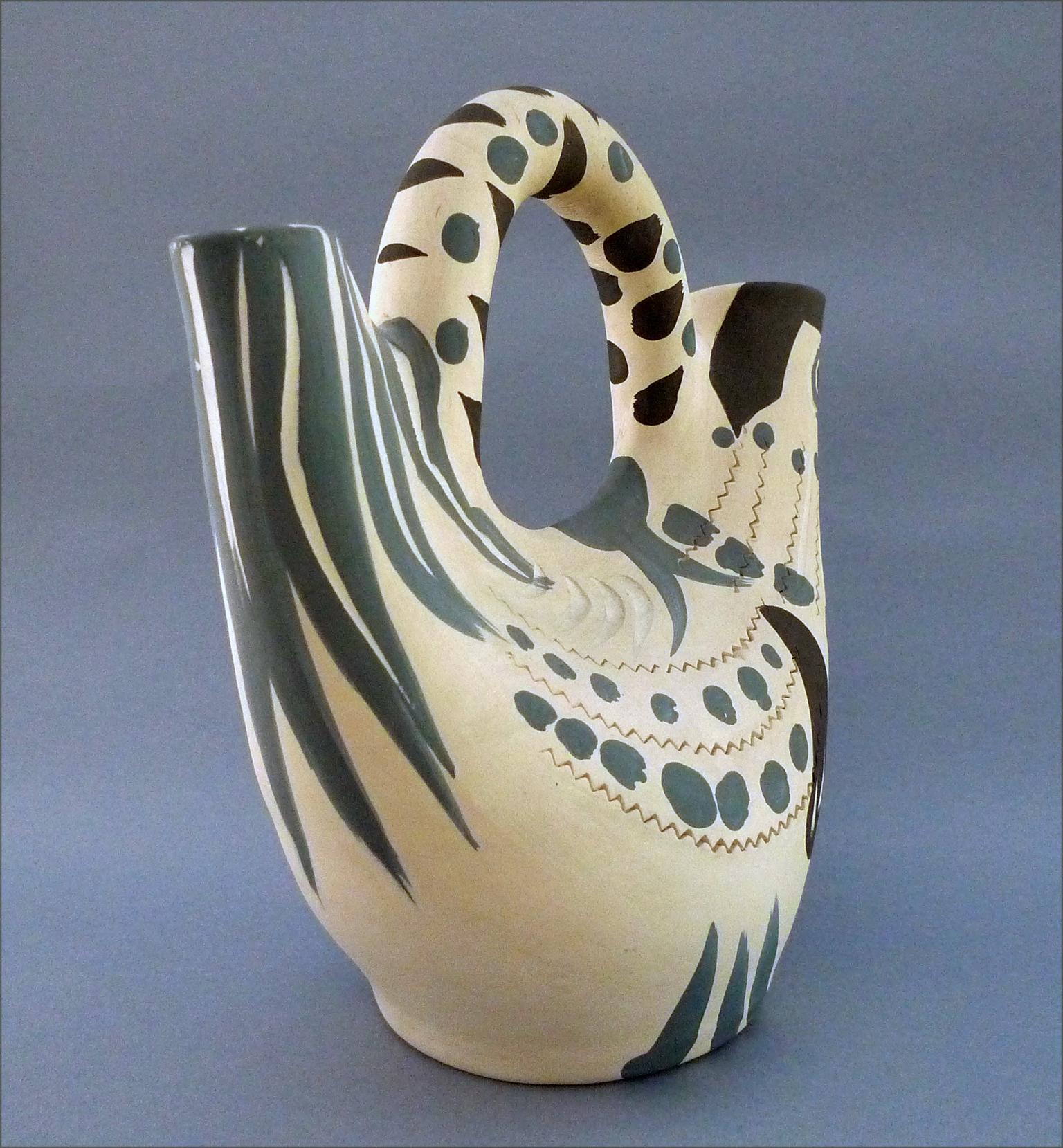 Pichet espagnol (A.R. 244), Ceramic Stamped 'Edition Picasso/Madoura Plein Feu' For Sale 2