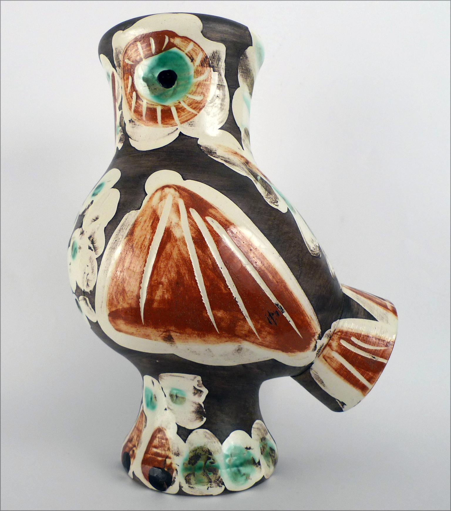 Picasso Ceramic, “Chouette” (A.R. 543) - Art by Pablo Picasso