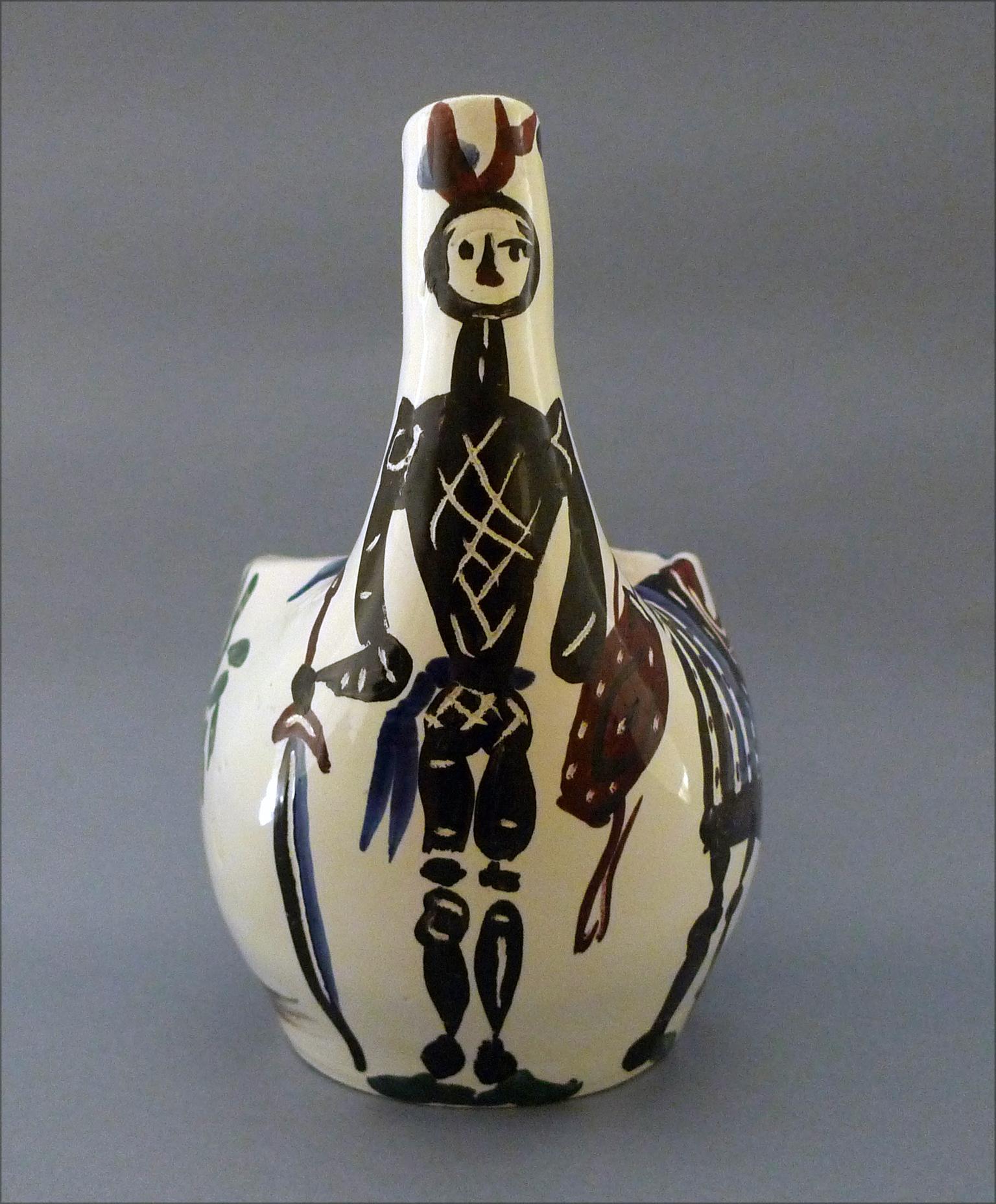 Picasso Ceramic, Cavalier et cheval (A.R. 138) For Sale 3