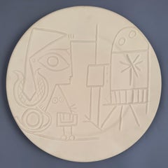 Pablo Picasso, «Jacqueline ante el caballete» (A.R. 335), cerámica