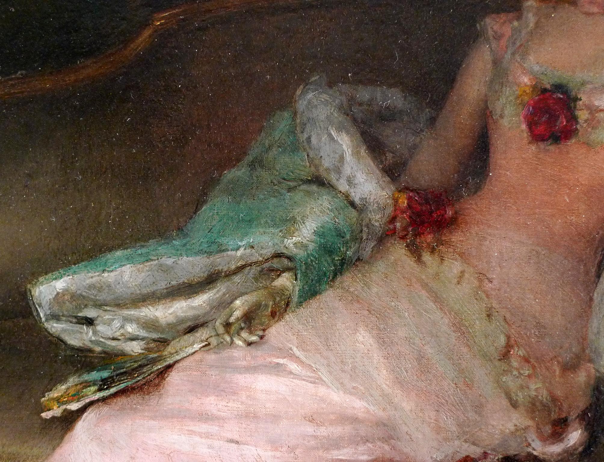 « A Reverie During The Ball », huile sur toile du XIXe siècle de Rogelio Egusquiza en vente 1