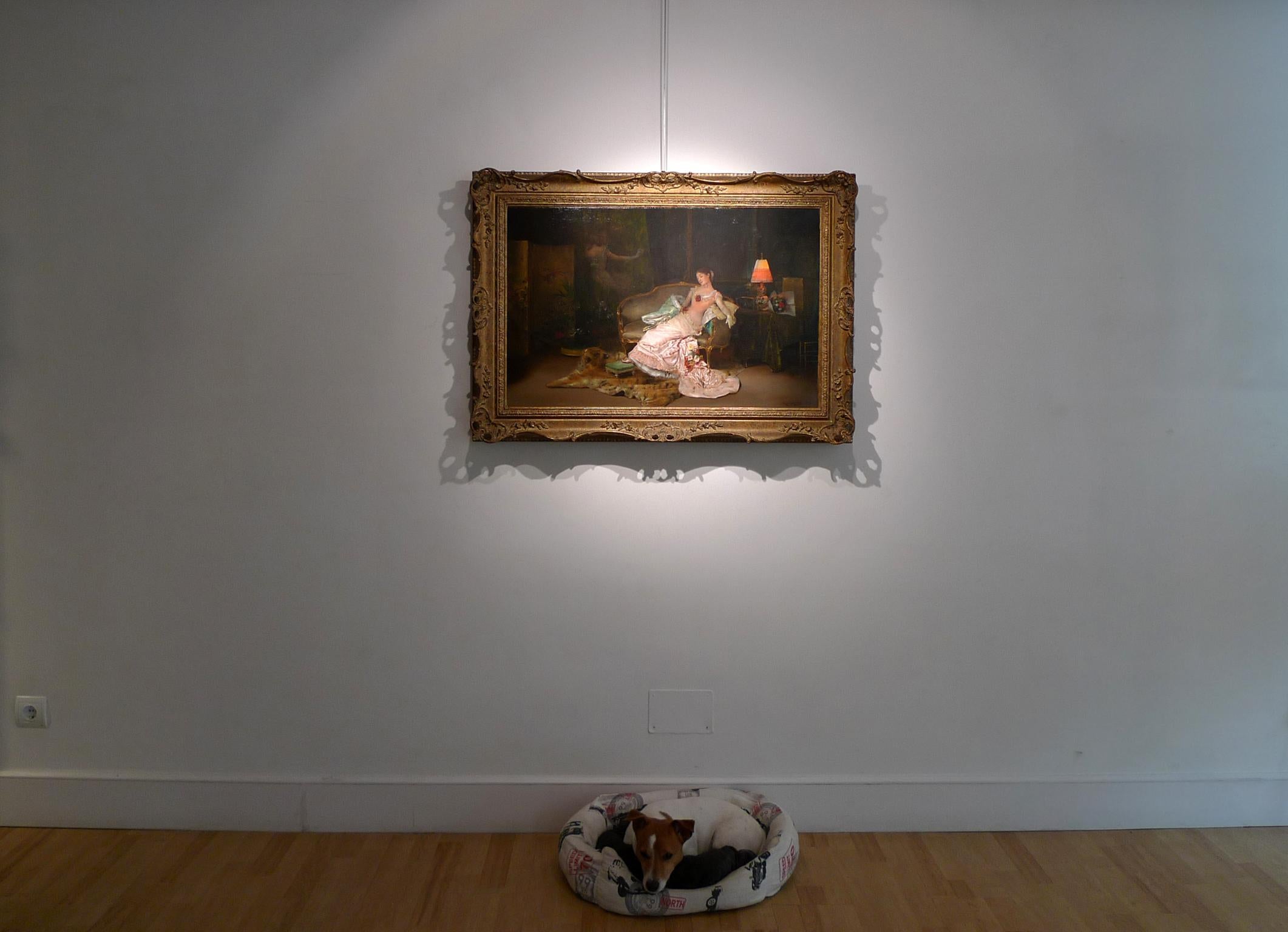 « A Reverie During The Ball », huile sur toile du XIXe siècle de Rogelio Egusquiza en vente 8