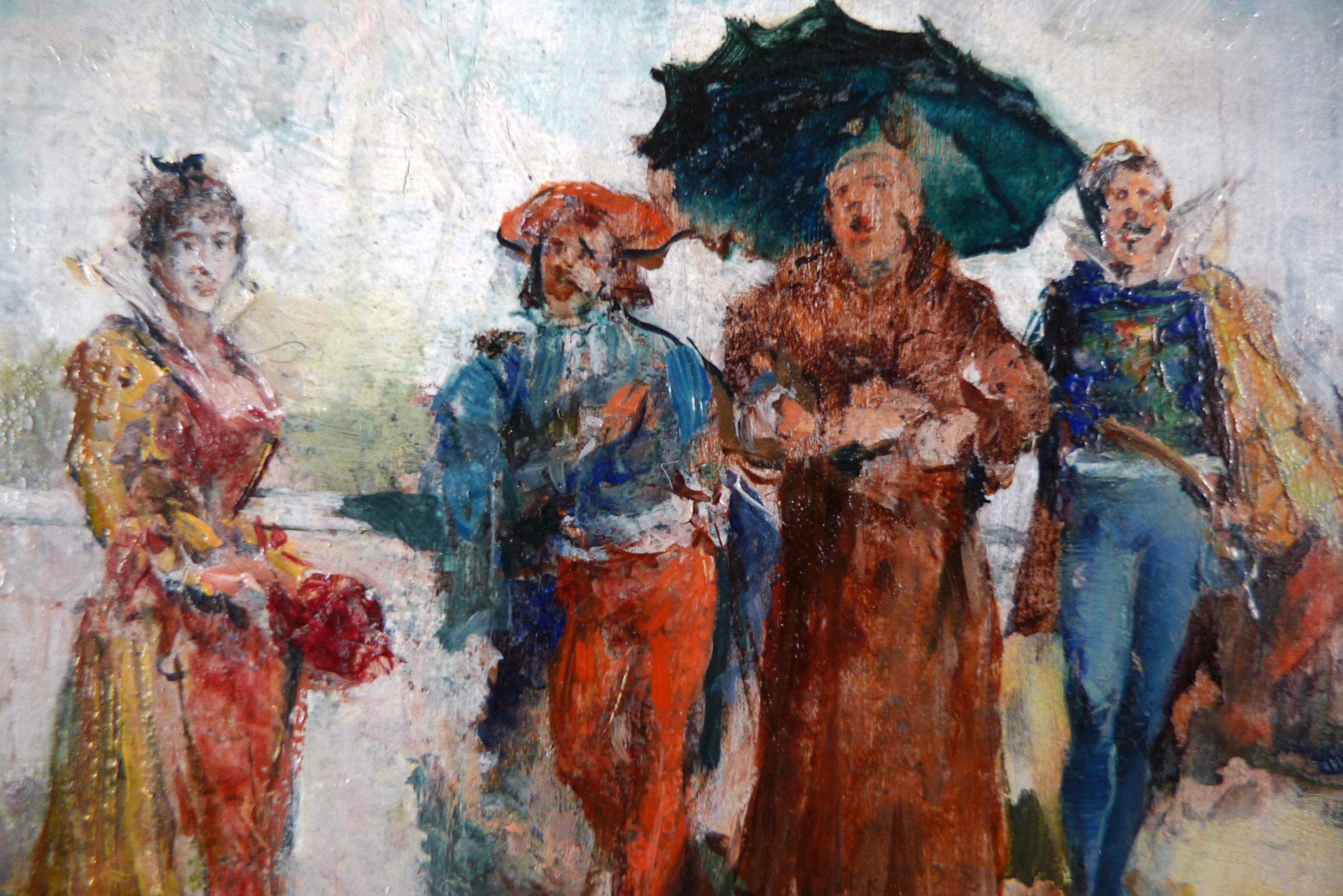 LUIS JIMÉNEZ ARANDA
Spanish, 1845 - 1928
WALK IN THE GARDEN
signed 