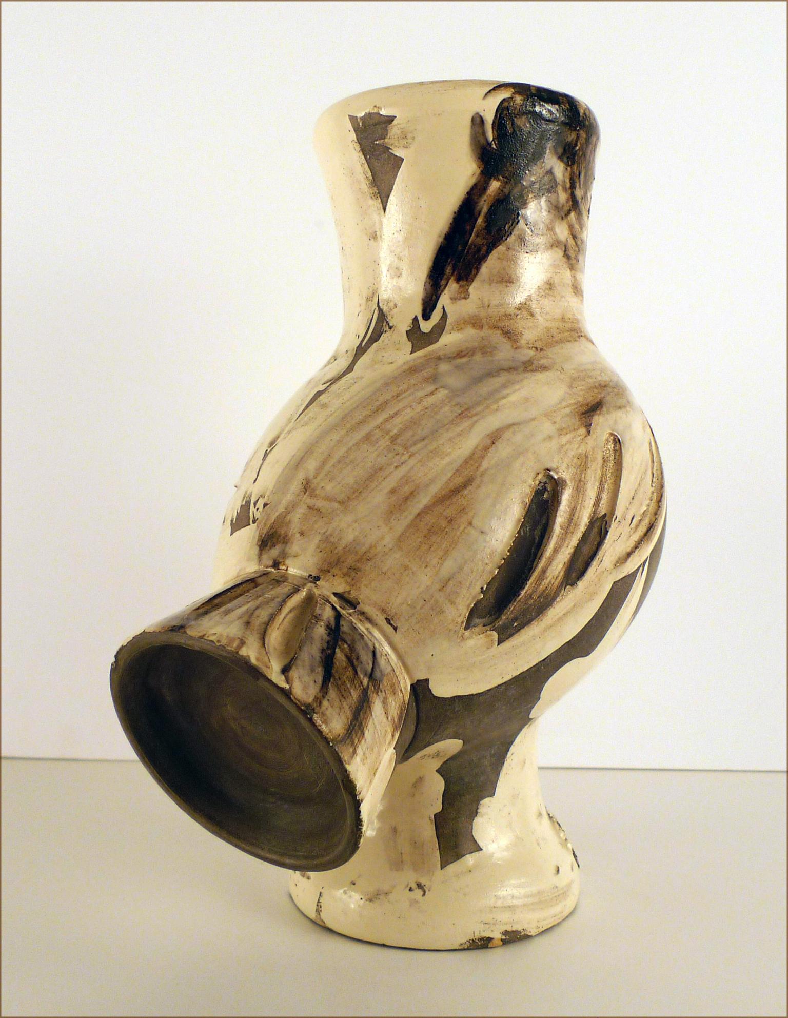Die Chouette (A.R. 603), 1969. Keramik gestempelt 'Madoura Plein Feu / Edition Picasso' im Angebot 3