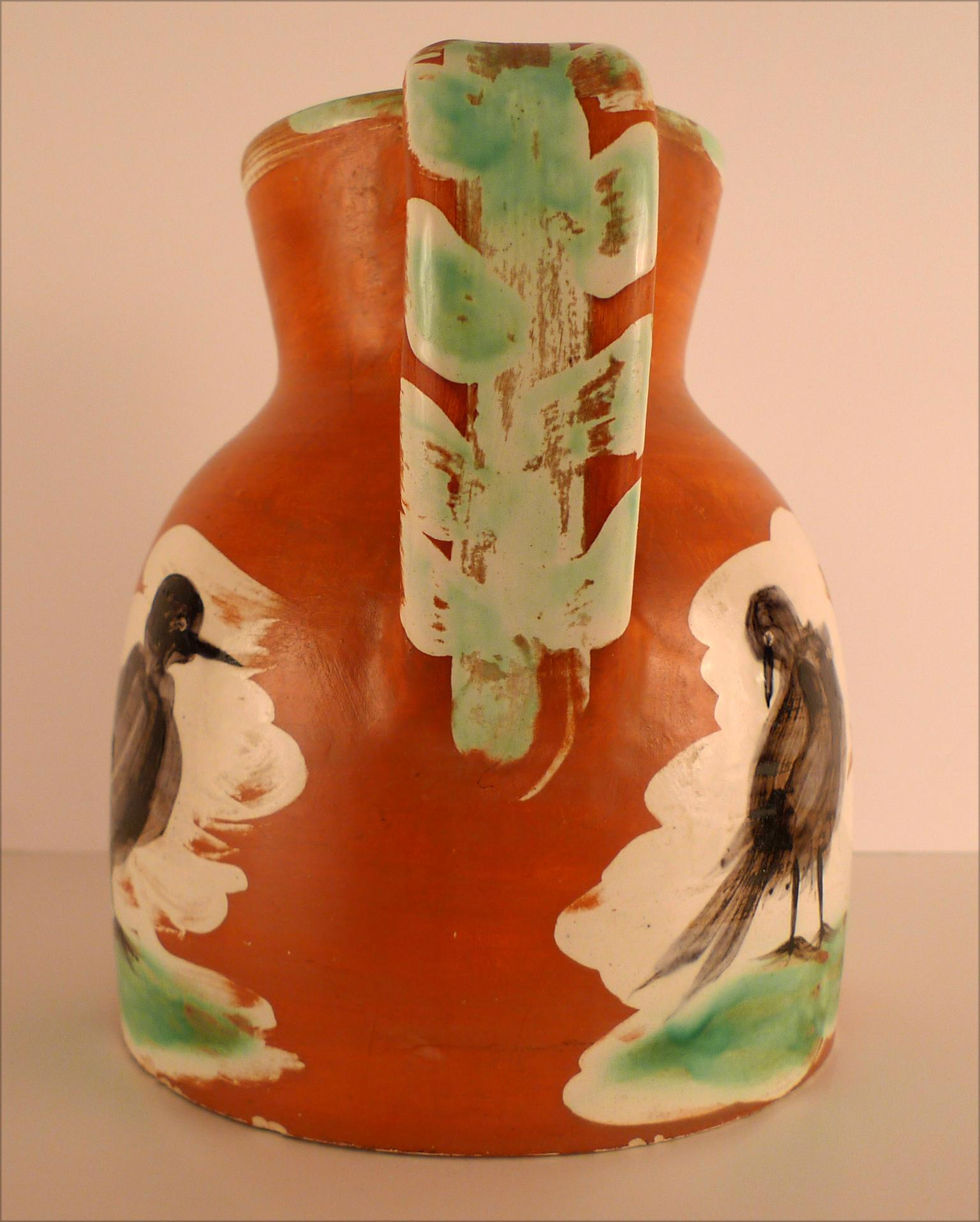 Pichet aux Oiseaux (AR 456), Ceramic Stamped 'Madoura Plein Feu/Edition Picasso' For Sale 1