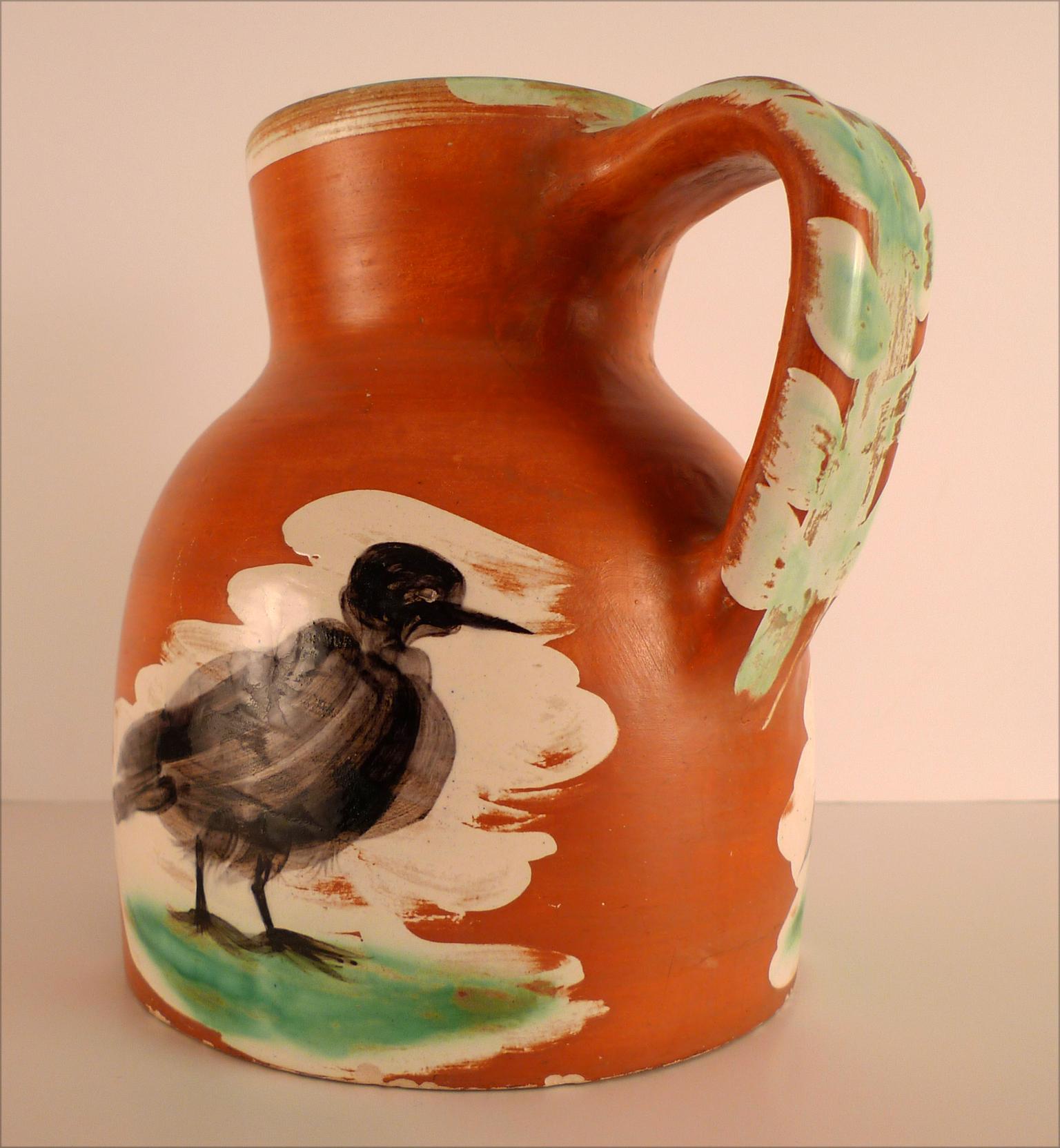 Pichet aux Oiseaux (AR 456), Keramik gestempelt „Madoura Plein Feu/Edition Picasso“ im Angebot 5