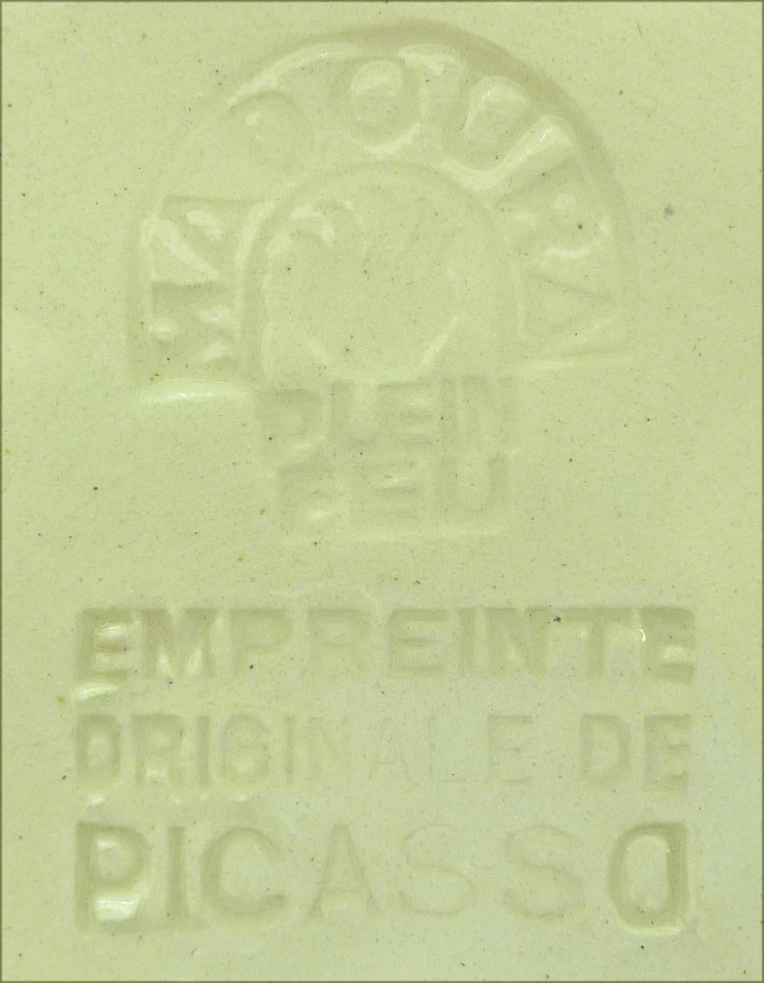 Joueur de Flte et Chvre (AR 382) Estampillé Madoura Plein Feu/Edition Picasso en vente 2