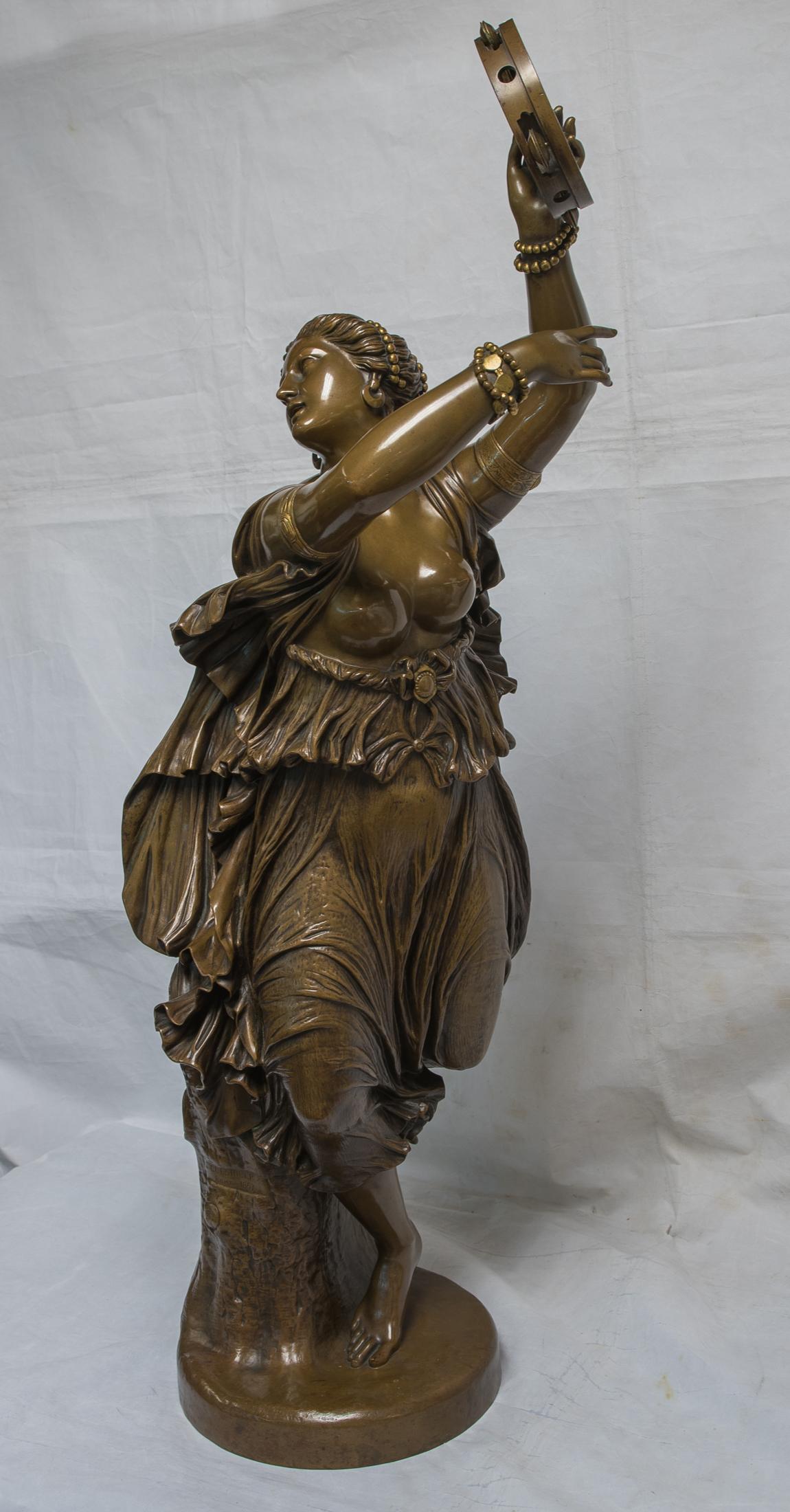 Bailarina Zingara - Sculpture de Jean-Baptiste Auguste Clésinger