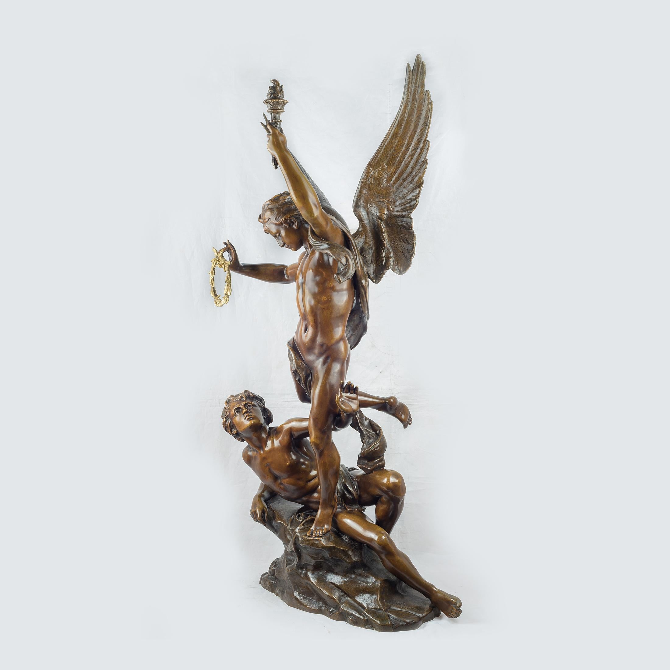 La Gloire - Sculpture by Charles Vital-Cornu