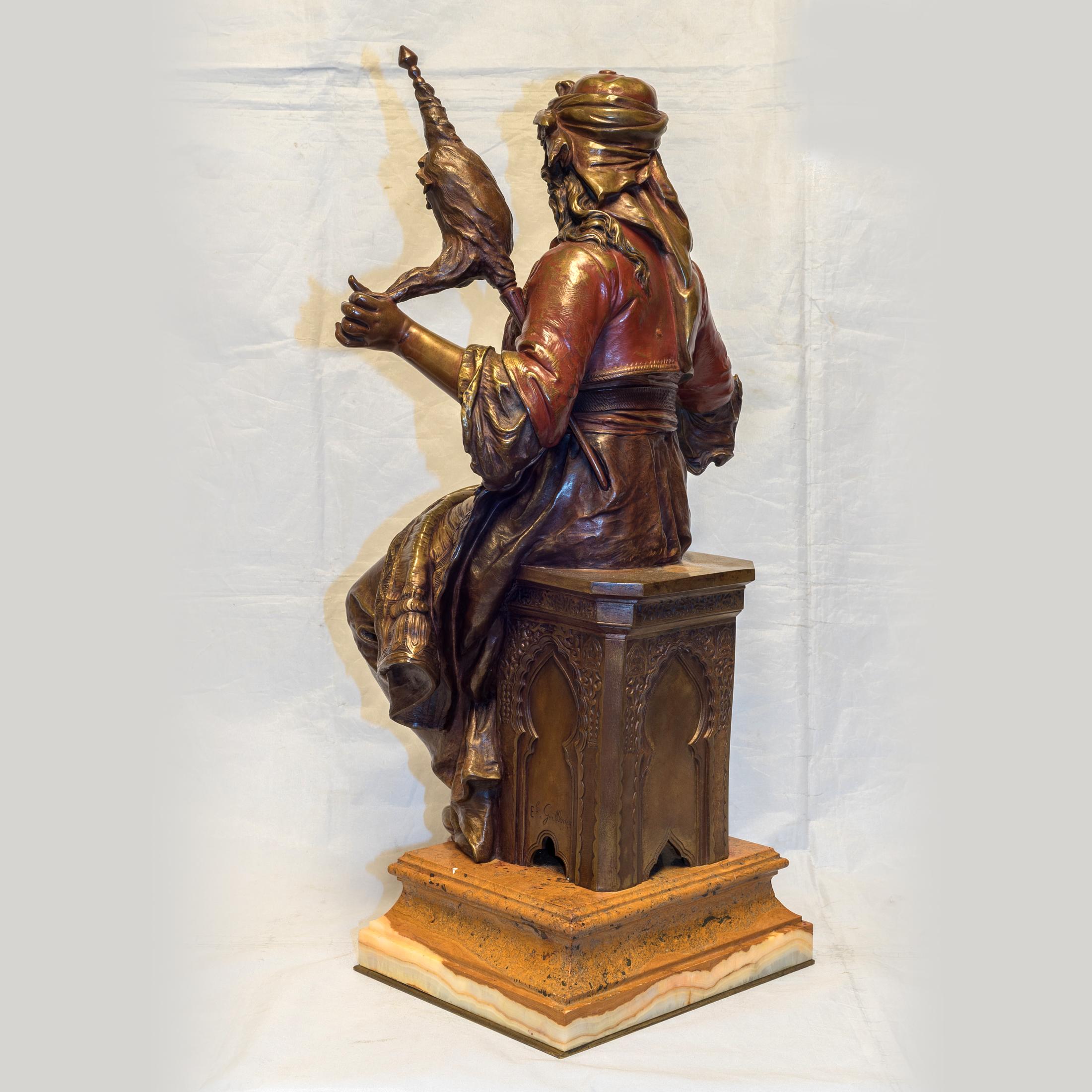 ÉMILE CORIOLAN HIPPOLYTE GUILLEMIN  
Francés, (1841-1907)

Pareja de gitanas       
    
Ambos firmados 