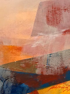 1980s Abstract Landscape Patricia Zippin Academie Julian in Paris