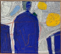 "Mexican Night" 1950s Abstract Painting Female NYC Artist Brooklyn Museum