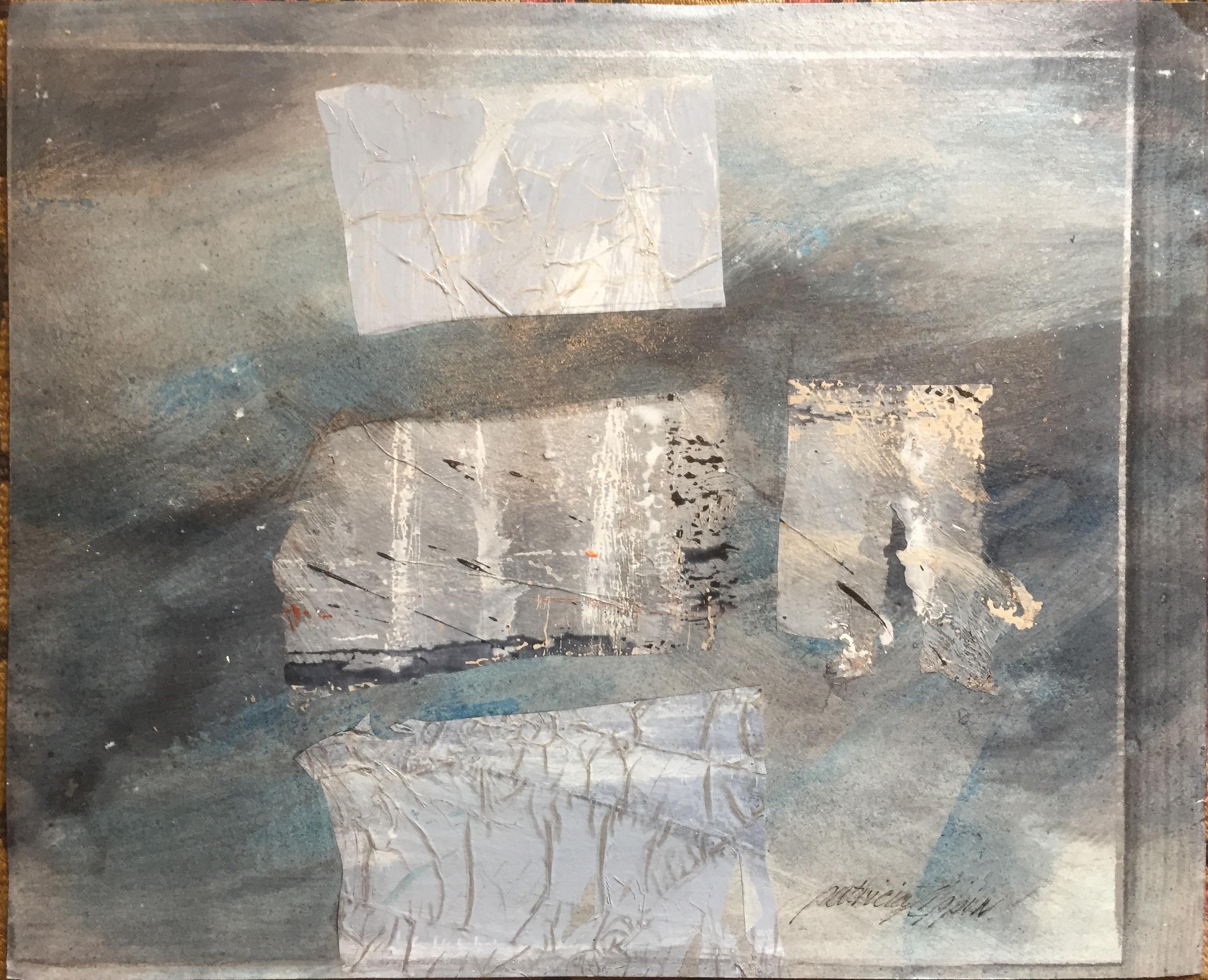 Pair of 1980s Abstract Paintings Bay Area Female Artist Academie Julian For Sale 5