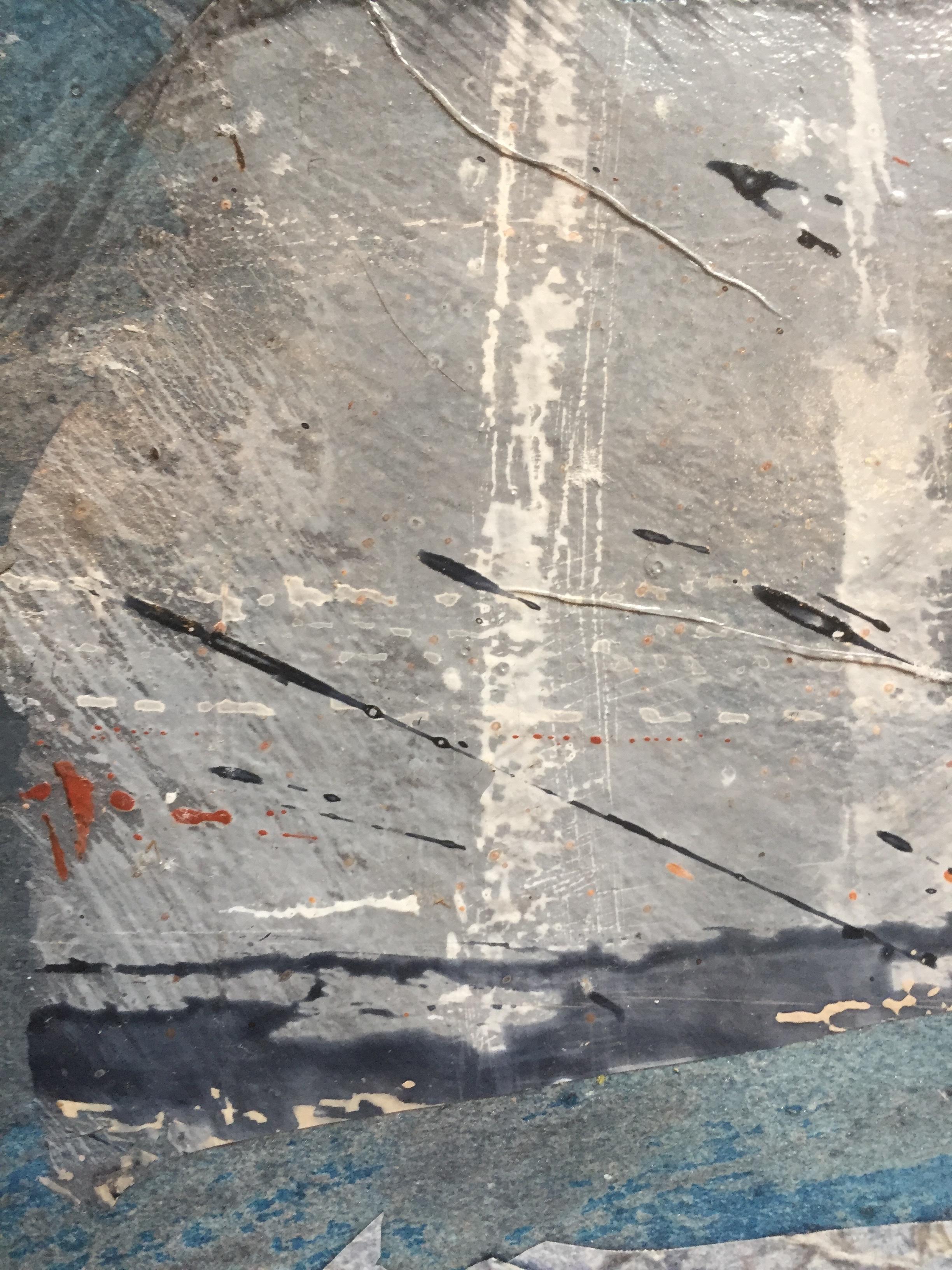 Pair of 1980s Abstract Paintings Bay Area Female Artist Academie Julian For Sale 10