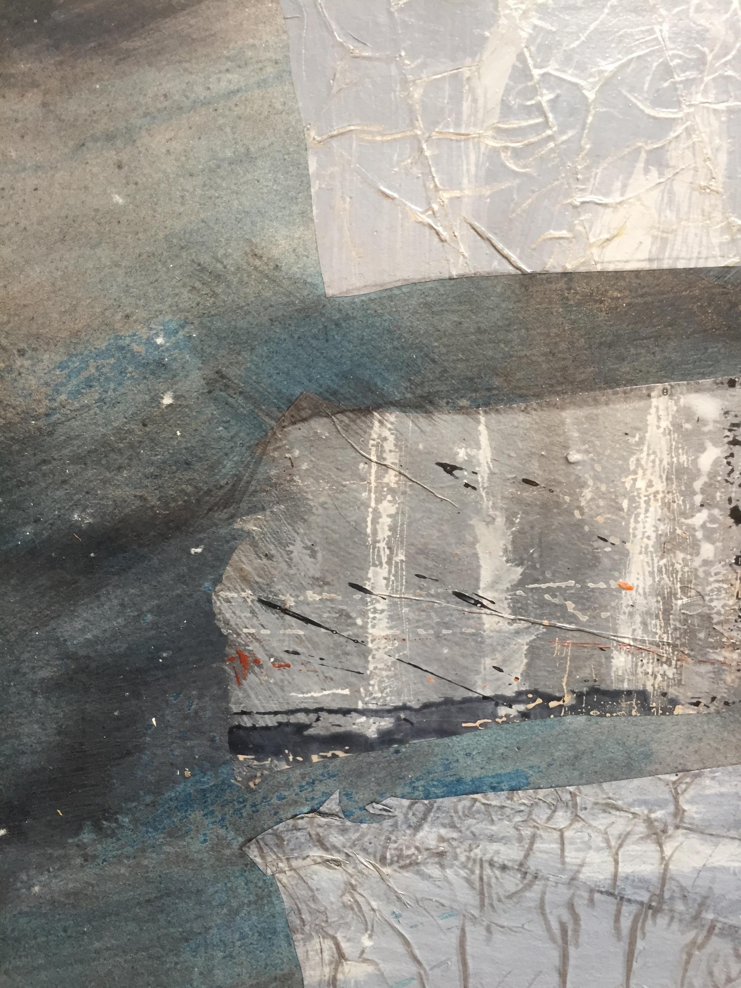 Pair of 1980s Abstract Paintings Bay Area Female Artist Academie Julian For Sale 6