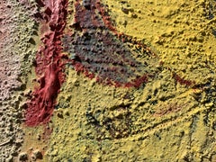 Mid Century "Man at the Bar" Impasto Oil Painting NYC Artist Sylvia Rutkoff