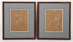 Antique Pair of Neo Classic Drawings