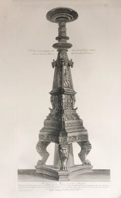 Set of 3 Copper Plate Engravings, by Giovanni Battista Piranesi