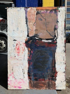 1950s "King" Oil Painting NYC Artist Brooklyn Museum