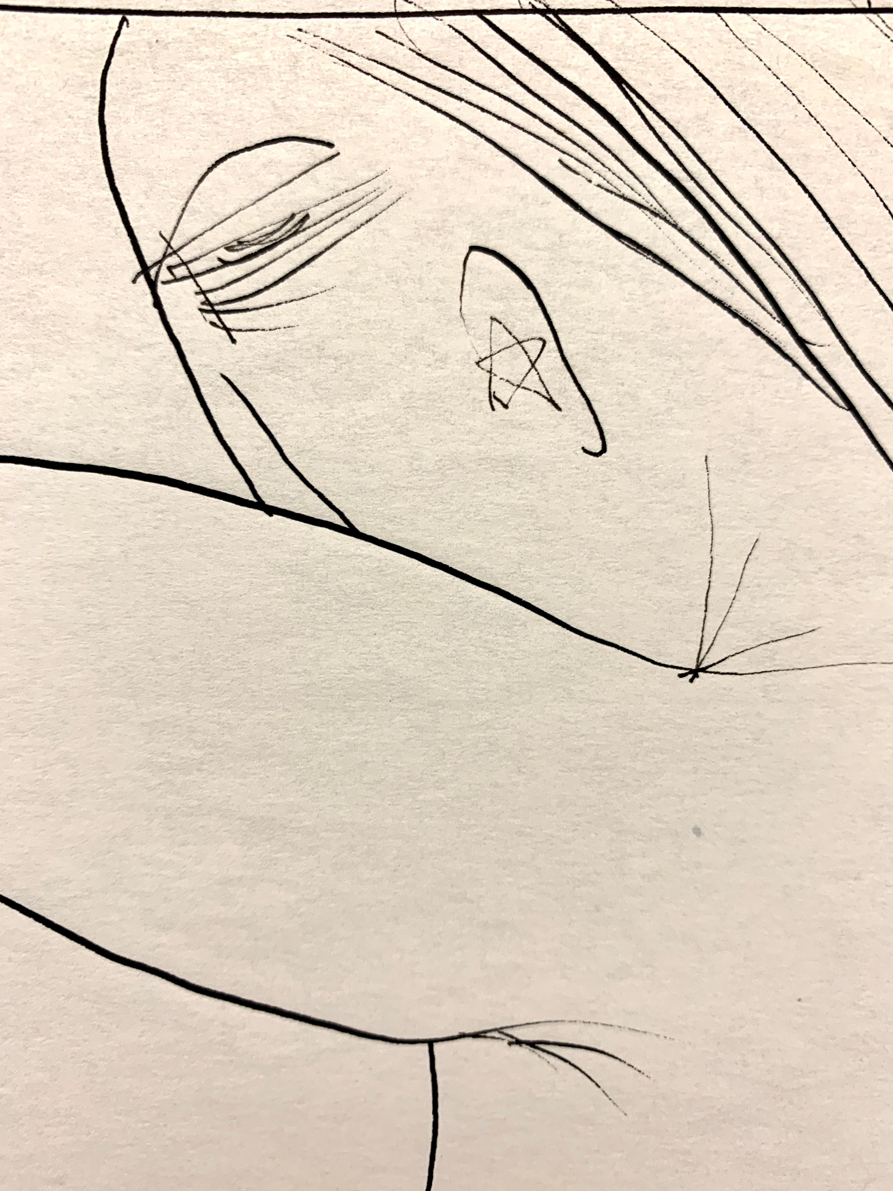 ear line drawing