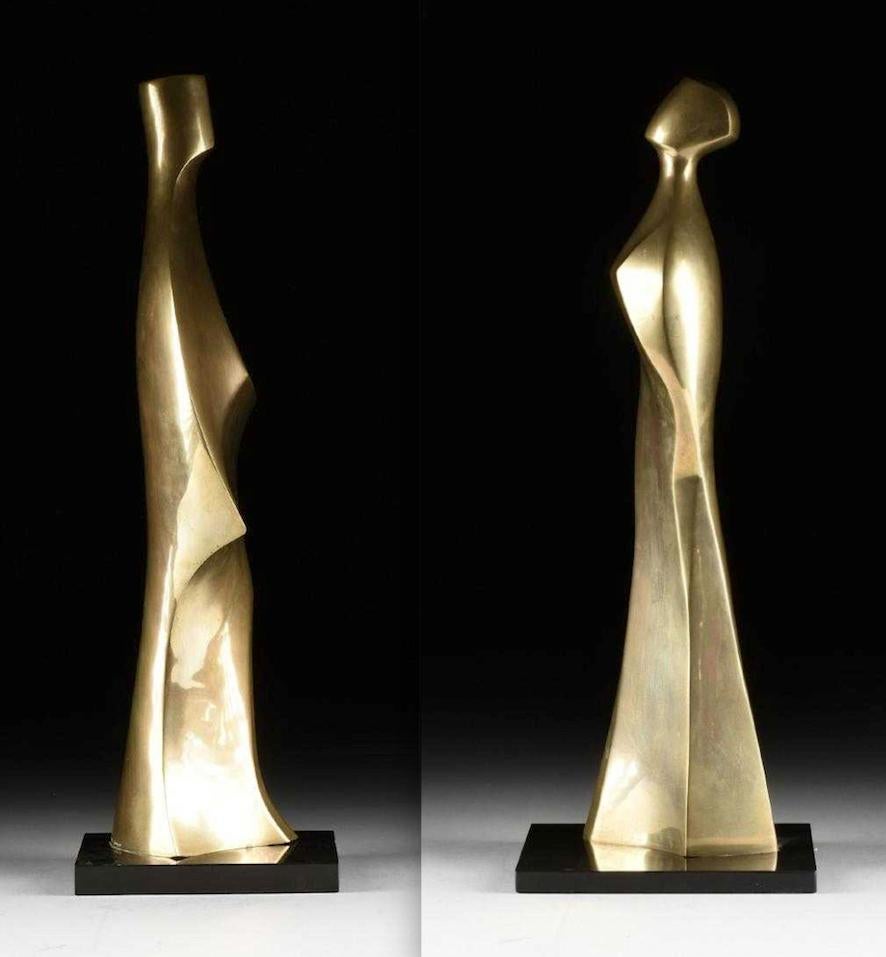 Michel Beck Abstract Sculpture - King & Queen