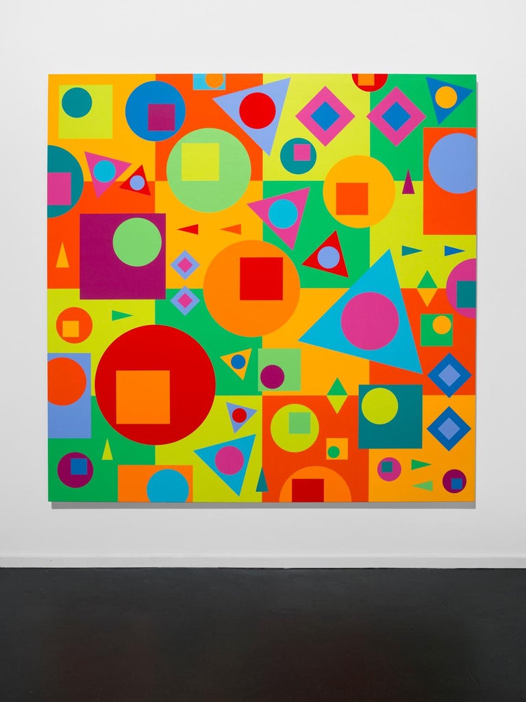 Franklin Jonas ?? Geostructure X ??, abstrait, couleurs, g??om??trique