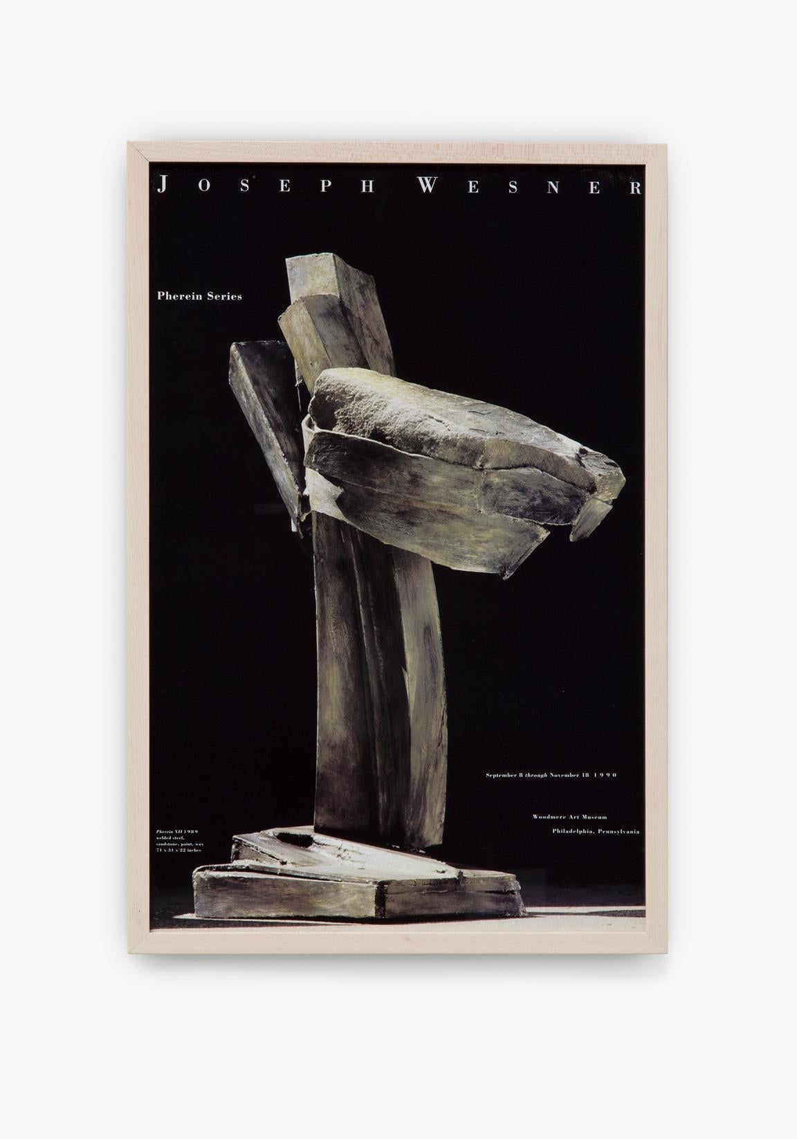 Abstrakte Skulptur von Joseph Wesner „Sculpture from the Pherein Series“, signiert im Angebot 9