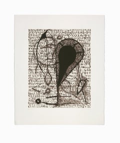 „Untitled I“, Abstrakte Radierung und Aquatinta-Lithographie, signiert und nummeriert