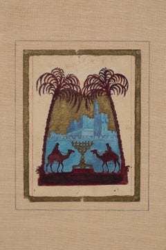 "Song of Songs Illustration" Watercolor, Old Testament Story, Colors