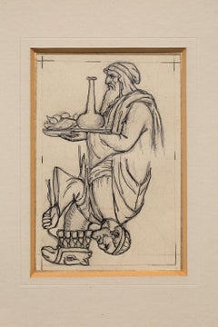 "Song of Songs Illustration", Pencil and Ink, Old Testament Story