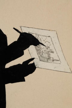 "Joshua H. Pierce, litografo, New York, 19 gennaio 1840", Silhouette