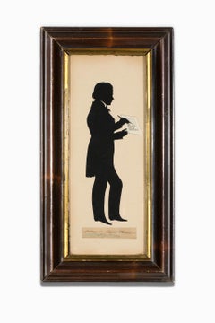 ""Joshua H. Pierce, Lithographier, New York, 19. Januar 1840", Silhouette