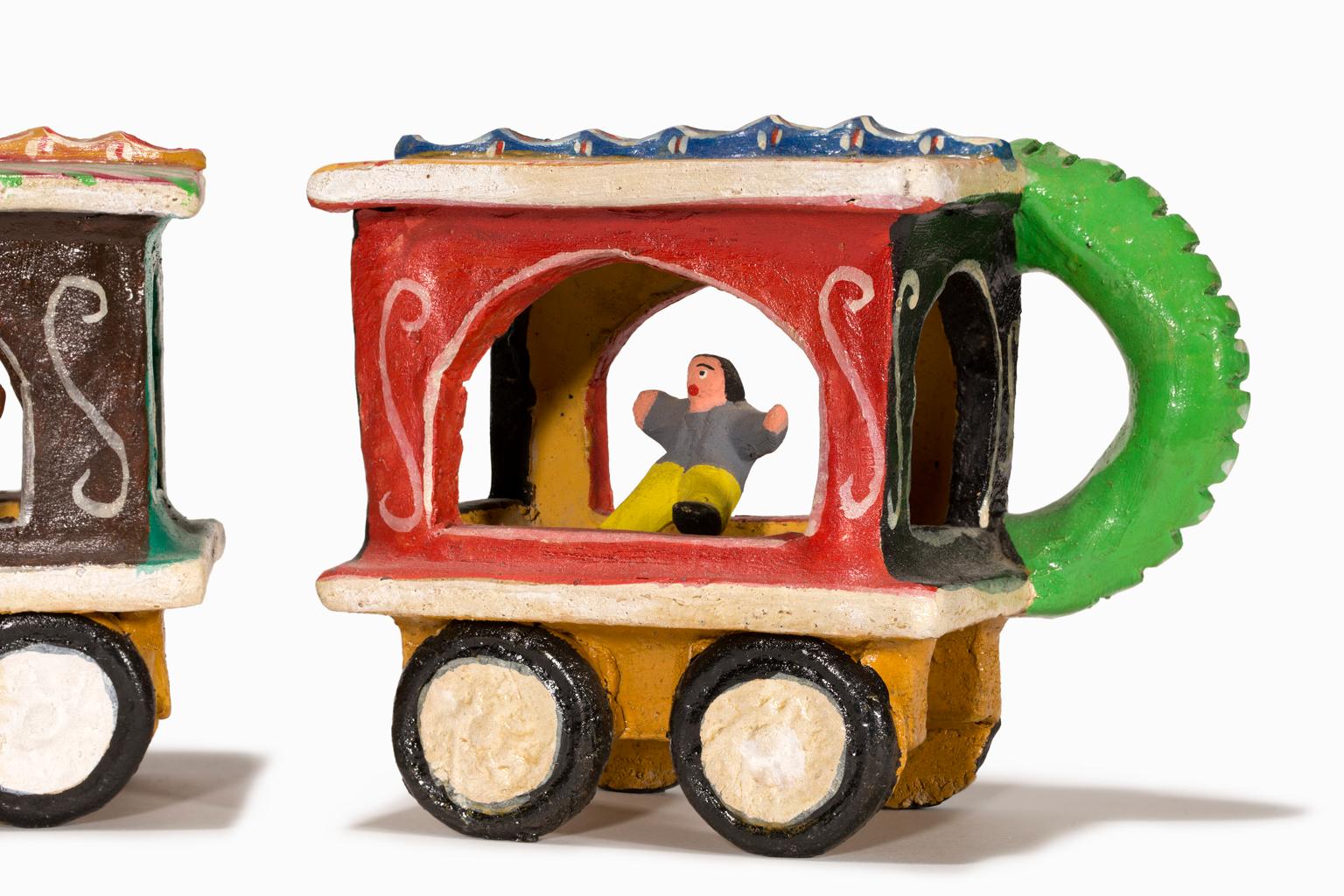 ceramic christmas train