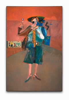 Ron Lukas Portrait "Annie Hall" Woody Allen Movie Character