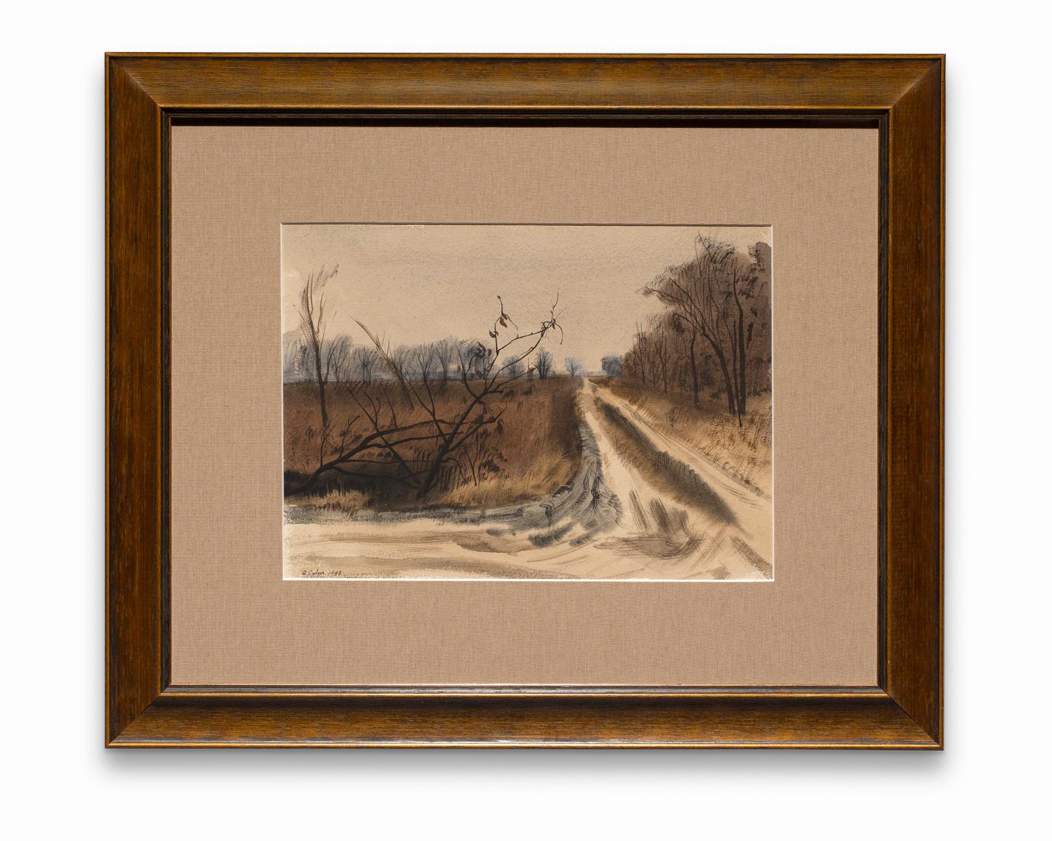 Die idyllische Atmosphäre dieser ländlichen Szene lässt sich in mehrere Stilrichtungen einordnen. Die eine ist der Regionalismus, eine moderne Kunstströmung des amerikanischen Realismus, die Gemälde, Wandmalereien, Lithografien und Illustrationen