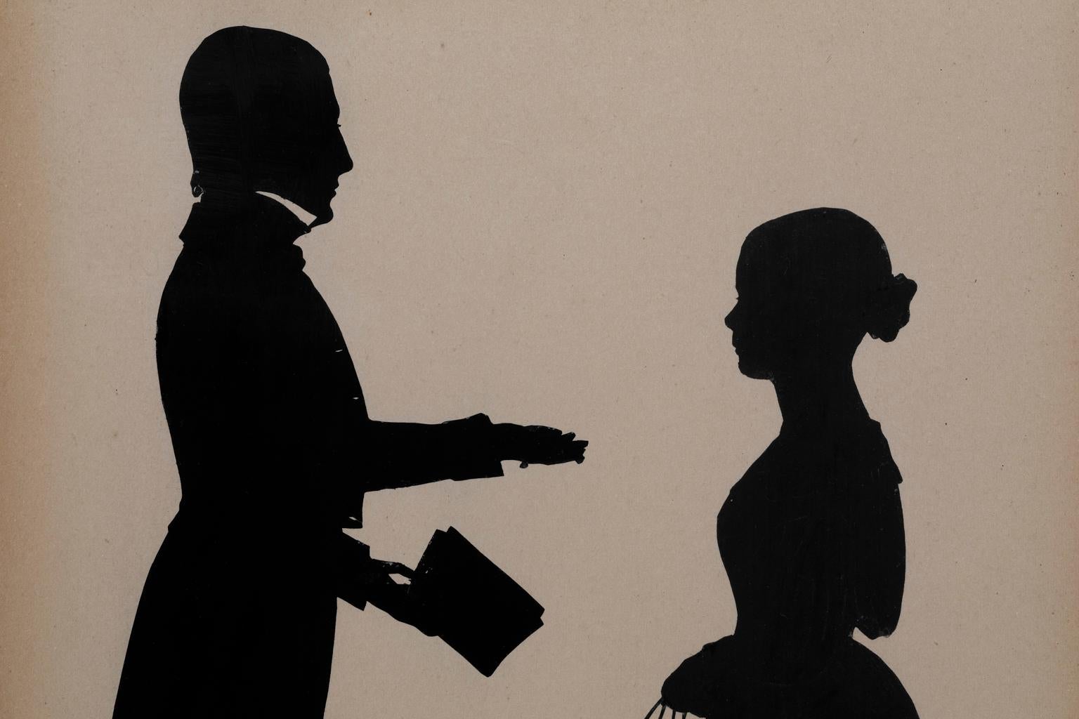August Edouart Silhouette Cut Paper 1840  