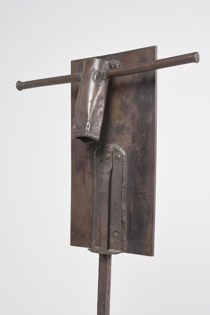 Morris Brose „Bronze Bull“ Figurative skulpturale abstrakte Skulptur im Angebot 1