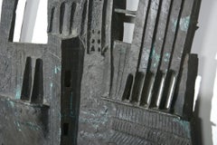 Morris Brose "Roma II"  Abstract Bronze Wall Sculptural