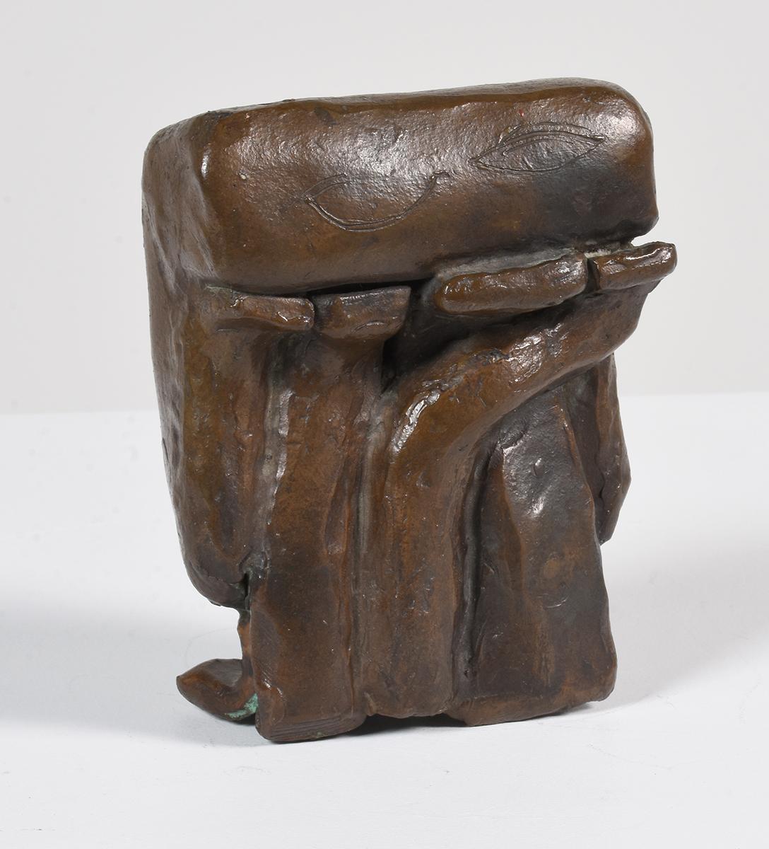Eugene Caples „Bronze-Skulptur I“ Abstrakte Bronzeskulptur im Angebot 1