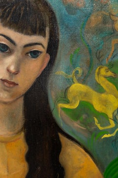 William Girard "Portrait of a Woman" Oil Portrait