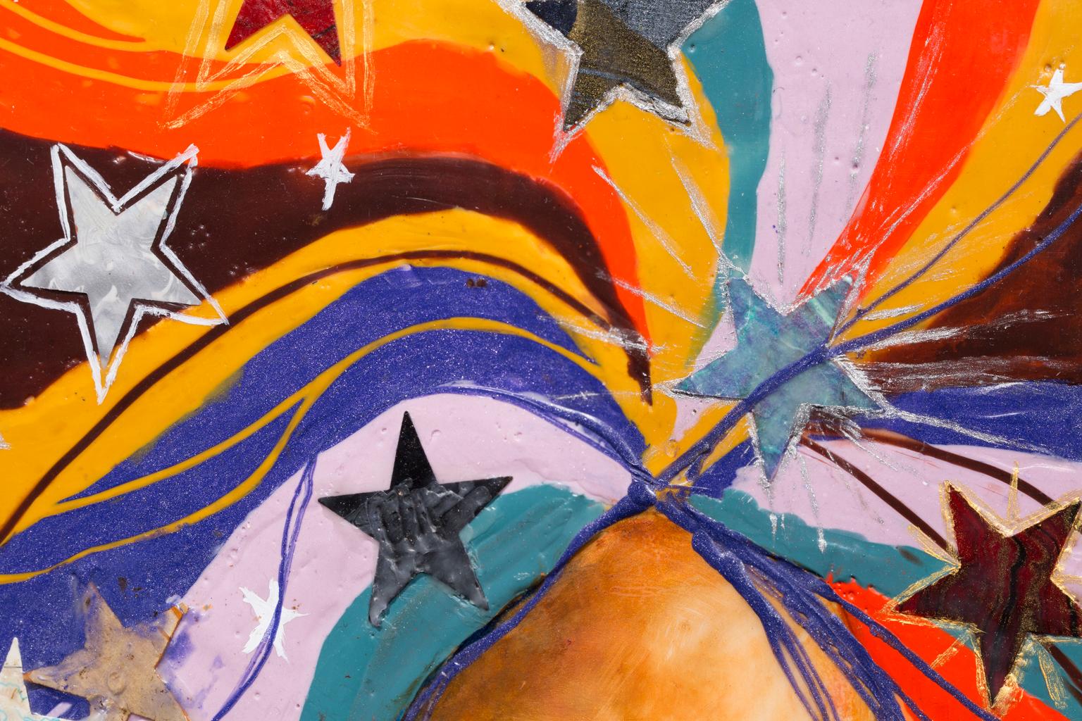 A celebrare i nostri colori comuni e la nostra diversità è l'ultima serie di encausti di Linden Godlove, 