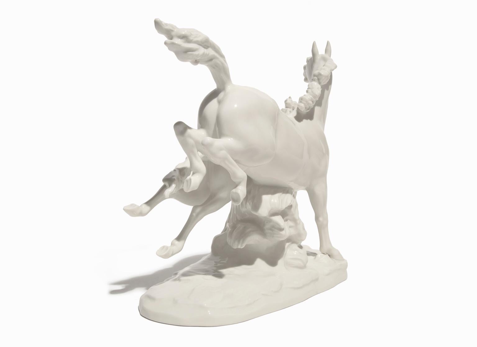 « In Freiheit (In Freedom) », chevaux en porcelaine blanche en vente 6