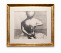  "Manipulator", Abstract Figurative Drawing, Signed by the Artist