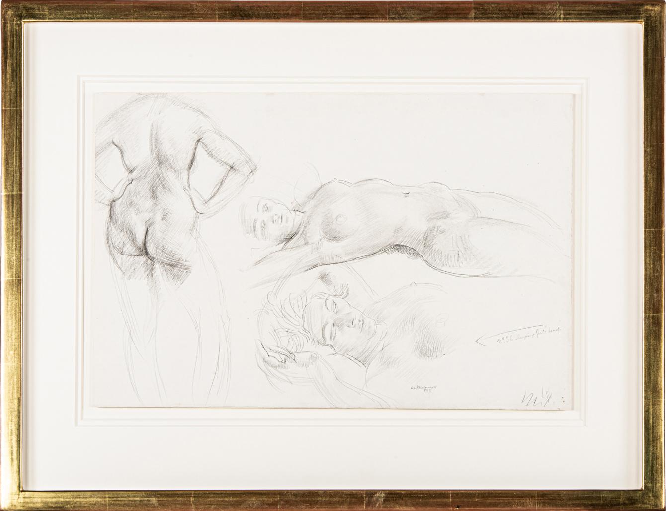 Nude Figure Studies - Art by Leon Underwood