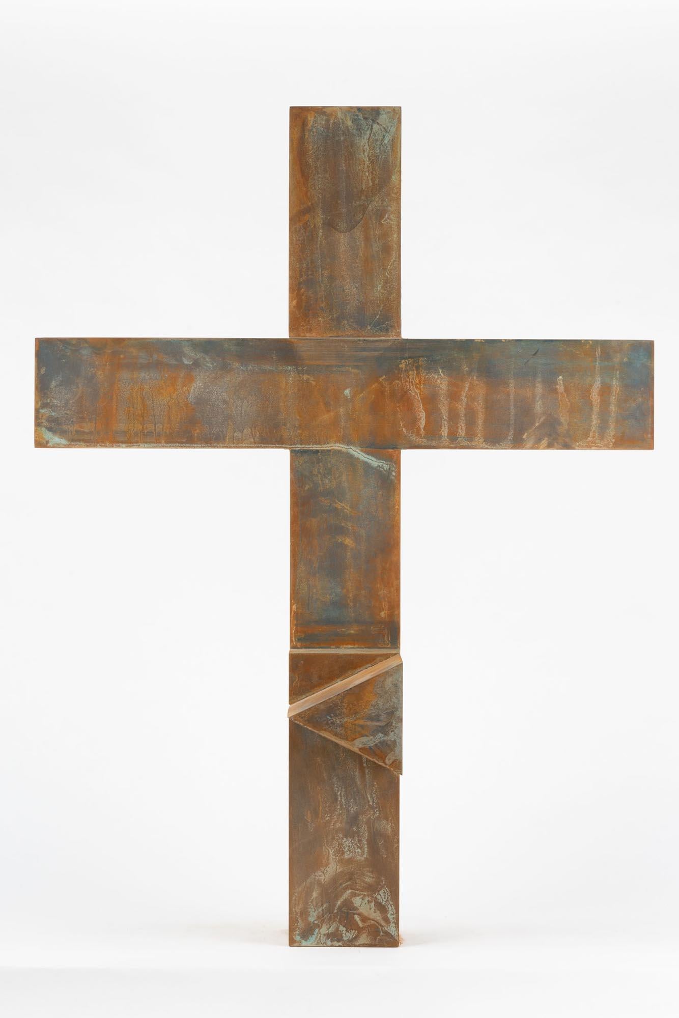 Resin and Fibreglass over Wood, Iron Powder, Pigment
Inscribed 1, Cross 05-12
Signed and dated: Keith Milow 2012

PROVENANCE
Collection of the Artist