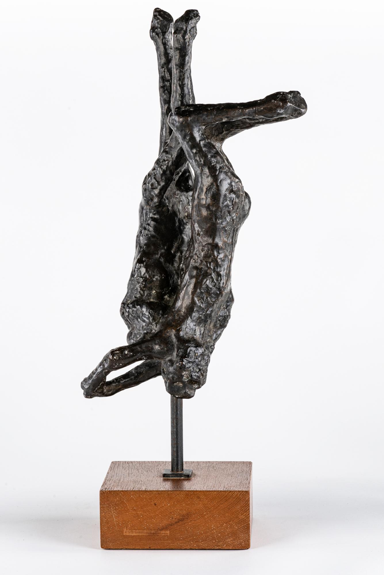 DIVERS - Gold Figurative Sculpture by Ralph Brown