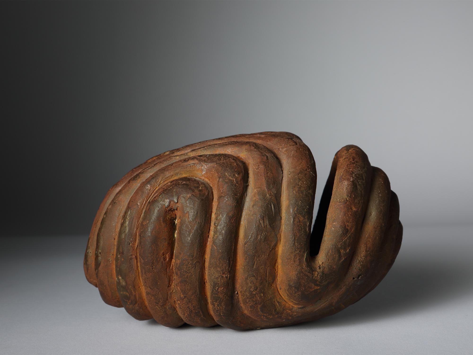 Peter Randall-Page Abstract Sculpture - Iron Husk II