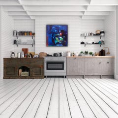 "In Their World" - Kate Trafeli, 21st Century, Abstract Painting